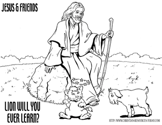 christian friendship coloring pages