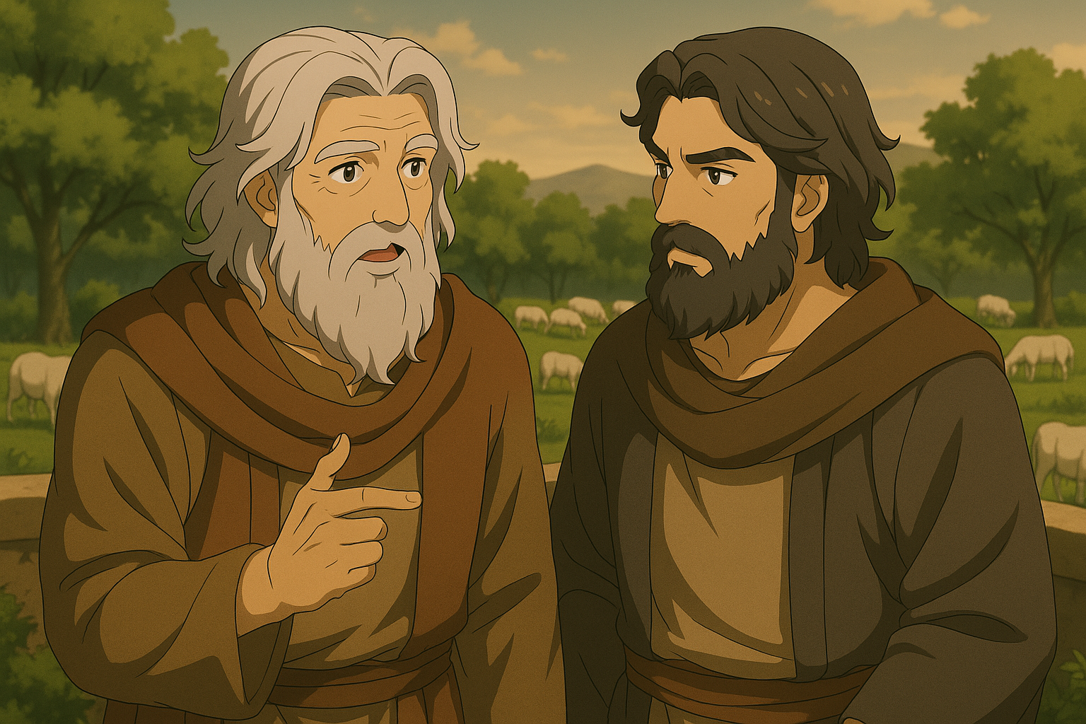 Abraham sends his chief servant Eliezer of Damascus to go out and find his son Isaac a wife
