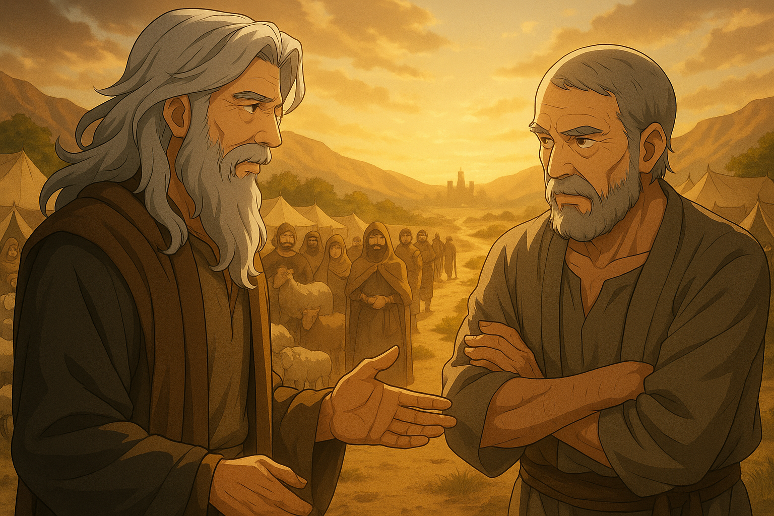 Abraham and Lot decide to part ways